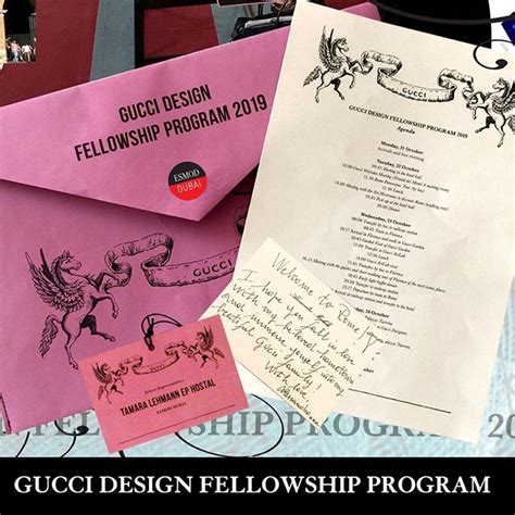 gucci fellowship program|Gucci makers in usa.